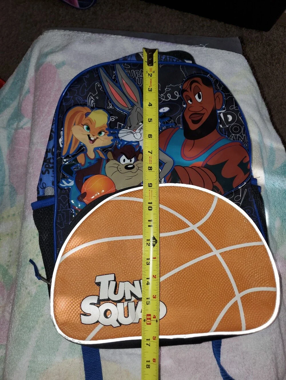 Tune Squad Basketball Backpack with Looney Tunes Print